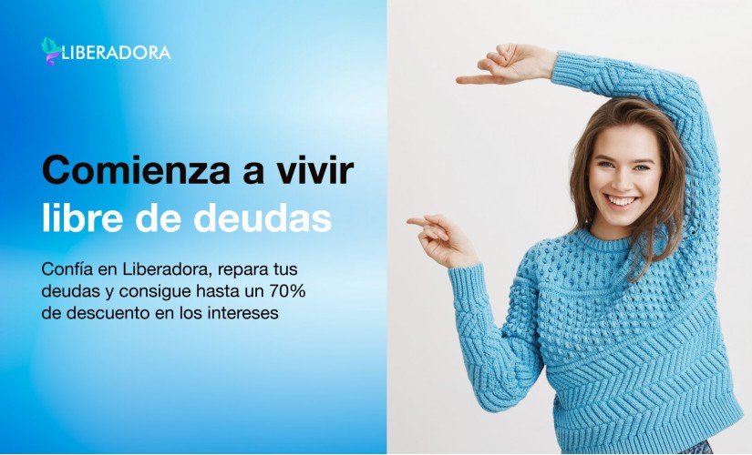 LIBERADORA - repara tus deudas y consigue hasta un 70% de descuento en los intereses
